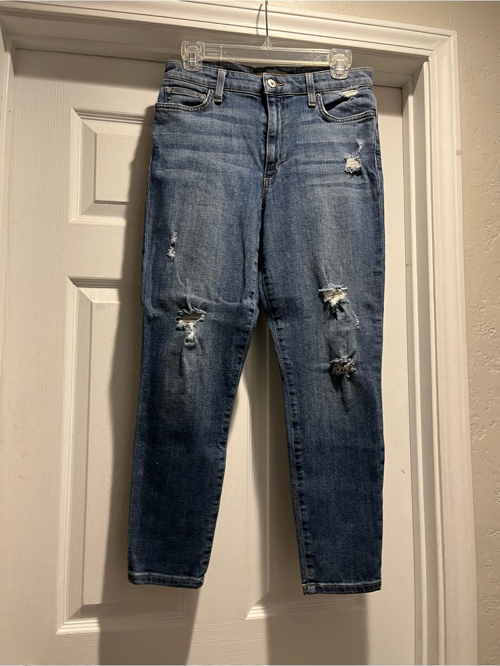 Joe's Jeans Distressed Skinny Jeans - Blue